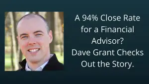 Financial Advisor close rate
