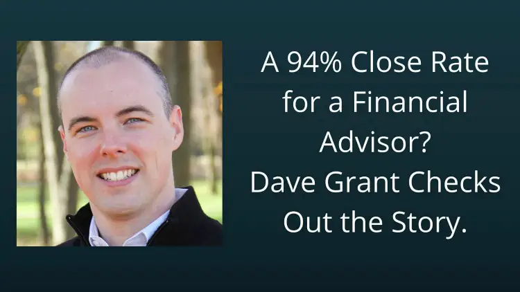Financial Advisor Close Rate